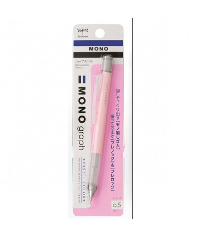 Tombow Versatil Kalem Mono Graph Pastel 0,5 MM Blisterli M.Pembe