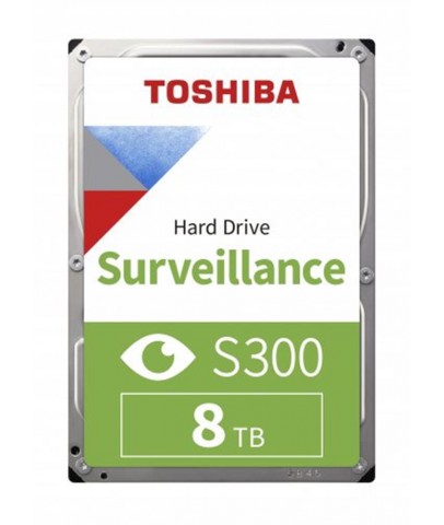 Toshiba 8TB HDWT380UZSVA S300  3.5" 7200RPM 7-24 Güvenlik Diski