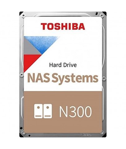 Toshiba 8TB N300 3.5 7200RPM 256MB Sata 3 HDWG480UZSVA Harddisk