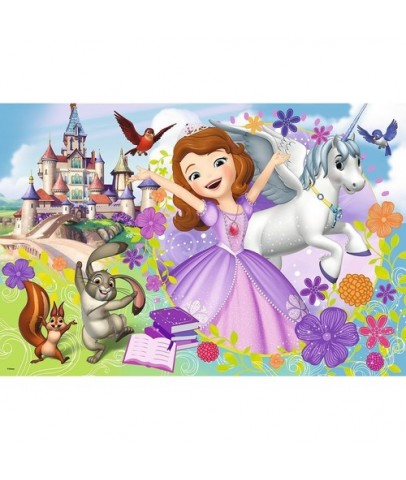 Trefl Çocuk Dev Puzzle 24 Parça Sofia S Colorful World, Disney Sofia The First 14270