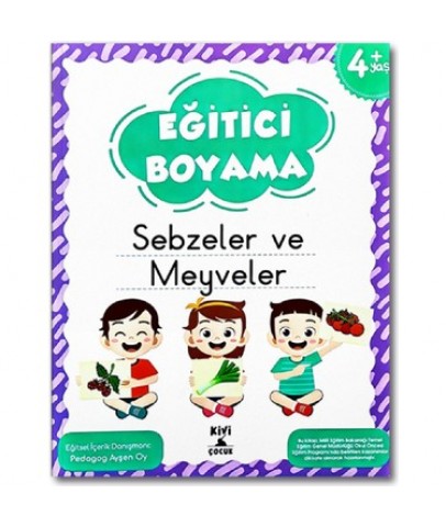 Uçanbalina Eğitici Boyama Sebzeler Ve Meyveler