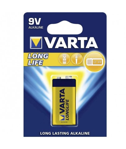 Varta Alkalin 9 Volt Pil Long Life Extra 9 V