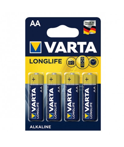 Varta Alkalin Kalem Pil (AA) Long Life Extra 4 LÜ