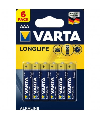 Varta Longlife 6 LI İnce AAA