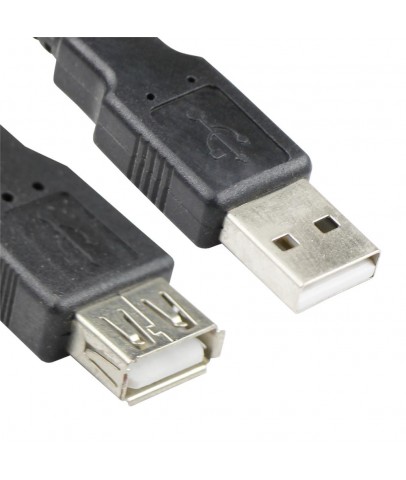 Vcom CU202-B-1.5 Siyah 1.5MT Usb 2.0 Uzatma Kablosu