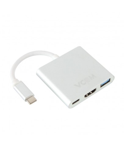 Vcom CU427M Type-C-M To Hdmi-F Usb 3.0-F Type-C-F Çevirici