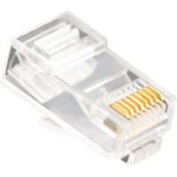 Vcom NM006 20li Plastik RJ45 8P8C Cat6-UTP-RJ45-3u Konnektör