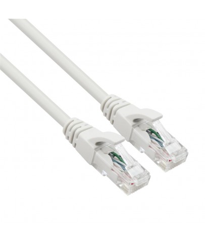 Vcom NP611B-5.0 Cat6 5.0MT Gri Utp Patch Kablo