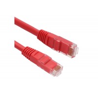 Vcom NP611B-R-3.0 Cat6 3.0MT Kırmızı Utp Patch Kablo