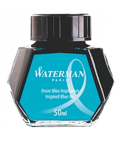 Waterman Dolma Kalem Mürekkebi Cam Şişede 50 ML Deniz Mavi S0110810