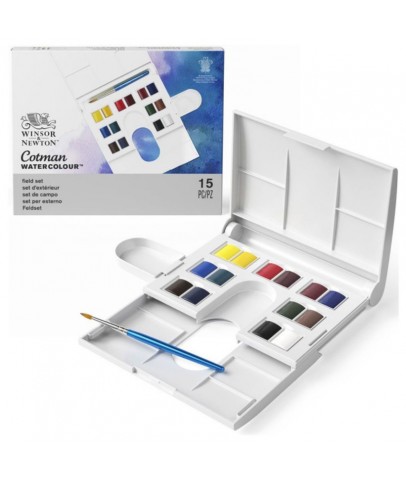 Wn Cotman Sulu Boya Kompakt Set 14Xyarım Tablet