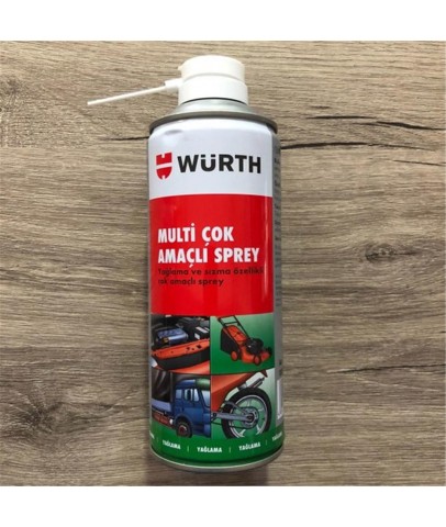 Würth 0893 055 40 400ml Multi Çok Amaçlı Sprey Yağlama Ve Sızma Özellikli