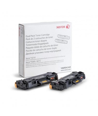 Xerox 106R04349 B210 B205 B215 Dual  Pack Toner 6000 Sayfa