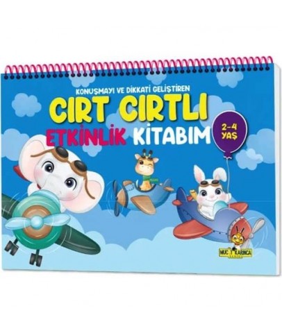 Yükselen Zeka Cırtcırtlı Etkinlik Kitabım 2-4 Yaş