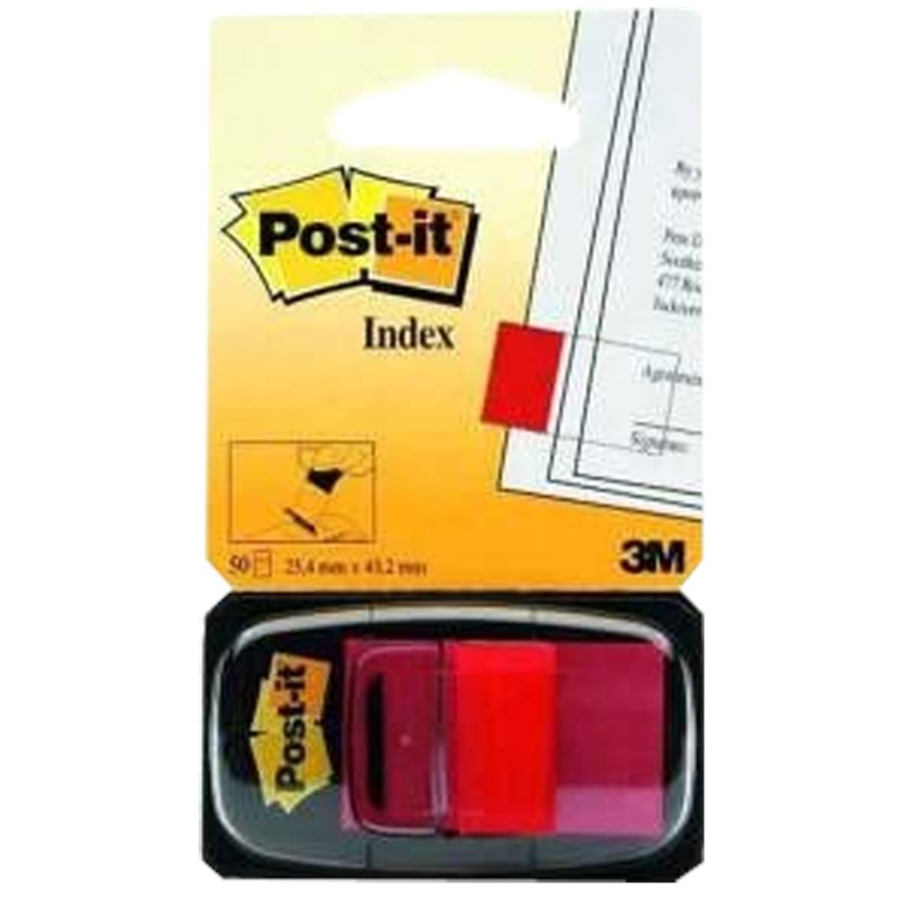 Post-İt İndeks 50 Lİ Kırmızı 680-1 (1 Adet)