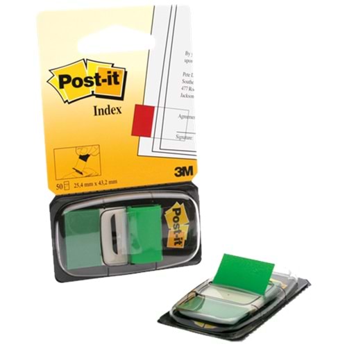 Post-it İndeks 50 Lİ Yeşil 680-3 (1 Adet)