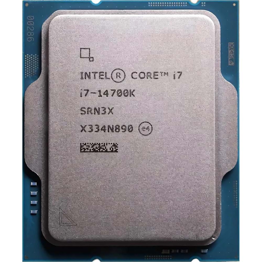 Intel Core i7 14700K TRAY 3.4GHz 33MB Önbellek 20 Çekirdek 1700 10nm Kutusuz İşlemci