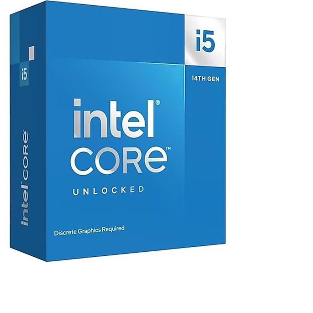 Intel Core i5 14600KF BOX 2,6 GHz 24 MB Cache 1700 Pin Kutulu İşlemci