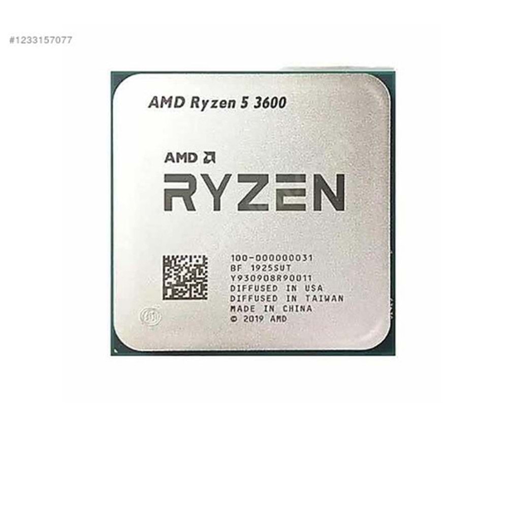 Amd Ryzen 5 3600 MPK 3.60Ghz 32Mb Am4 (65W) Kutusuz Tray İşlemci