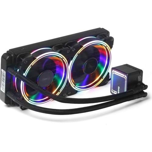 Dark DKCCW246 AquaForce W246 240mm Fixed RGB LEDli Sıvı Soğutma