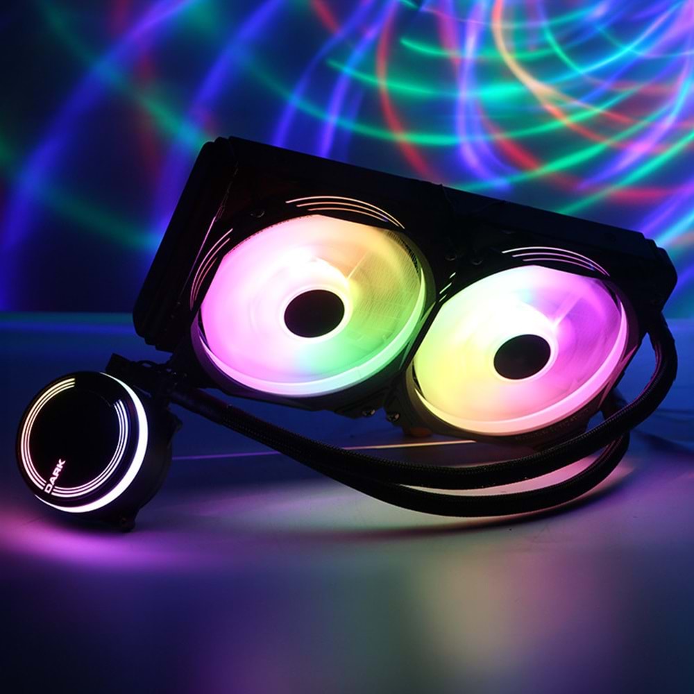 Dark DKCCW247 AquaForce W247 240mm ARGB LEDli Sıvı Soğutma