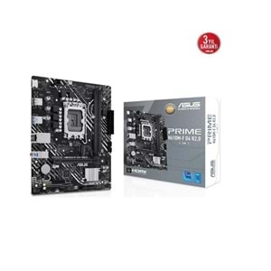 Asus Prime H610M-F D4 R2.0 3200MHz DDR4 Soket 1700 M.2 HDMI mATX Anakart