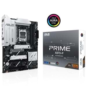 Asus Prime X870-P 8000MHz(OC) DDR5 Soket AM5 M.2 HDMI ATX Anakart