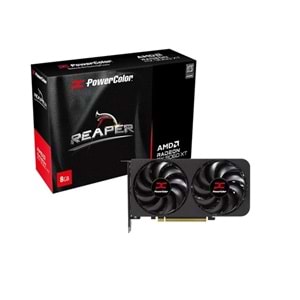 Powercolor Reaper Radeon RX9060XT 8G-A 8Gb Gddr6 128Bit Gaming (Oyuncu) Ekran Kartı