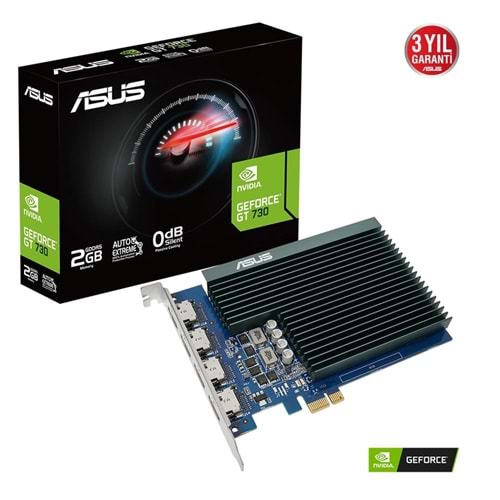 Asus GeForce GT730 4H-SL-2GD5 2GB GDDR5 64 Bit 4x Hdmı Ekran Kartı