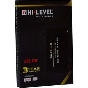 Hi-Level 256GB Elite 560MB-540MB-s Sata 3 2.5