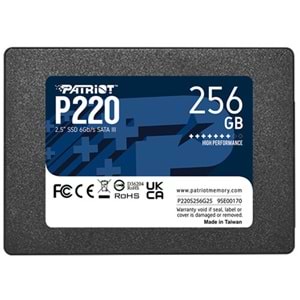 Patriot 256GB P220 550-490MB-s 2.5