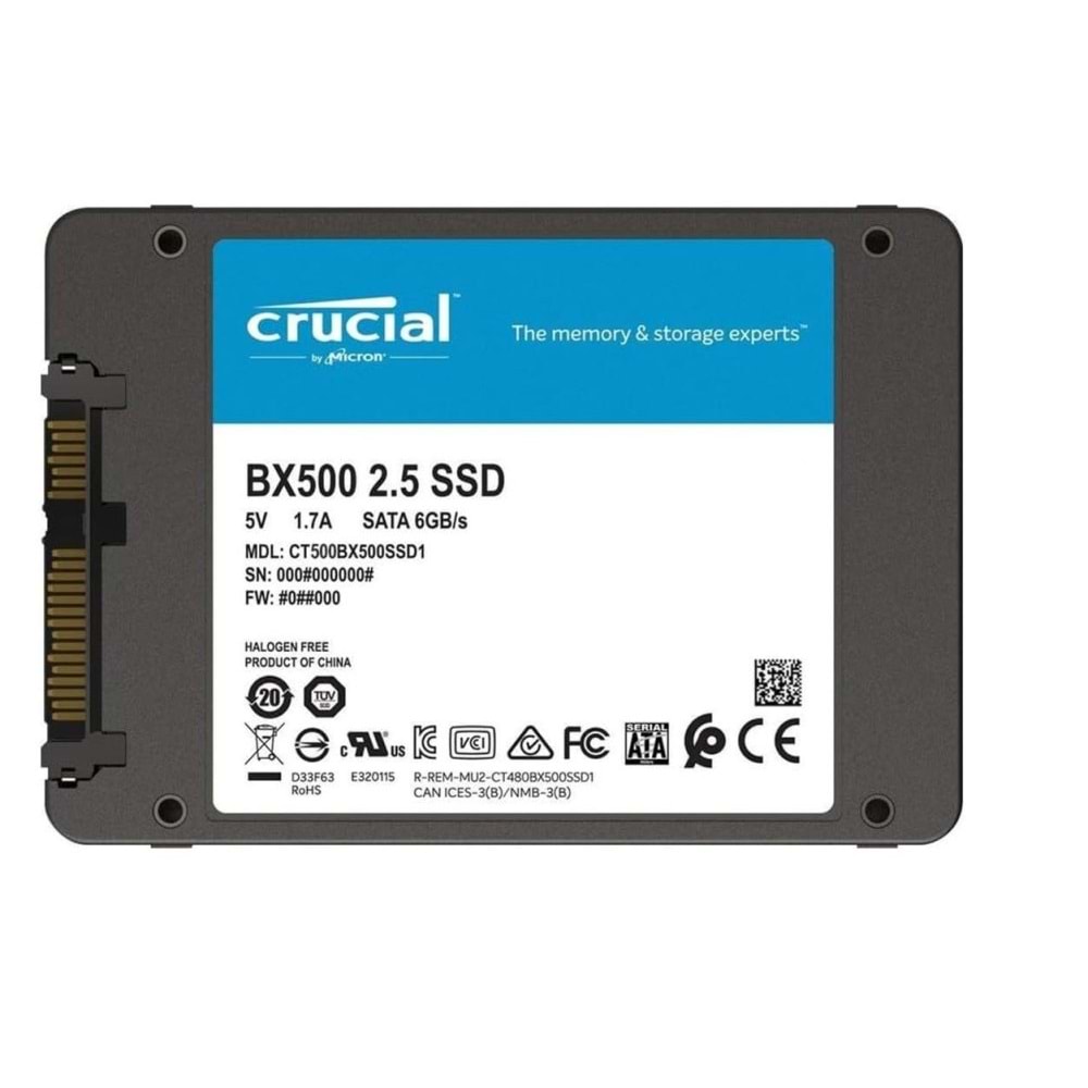 Crucial 500GB BX500 CT500BX500SSD1 2.5