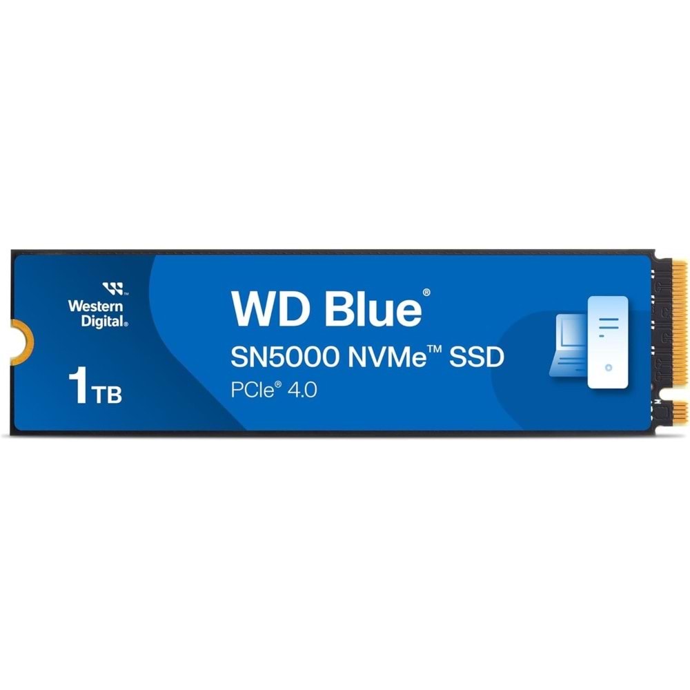 Wd 1TB Blue SN5000 WDS100T4B0E NVMe SSD M.2 2280 1 TB 5.000-4.000 MB-sn Ssd Disk