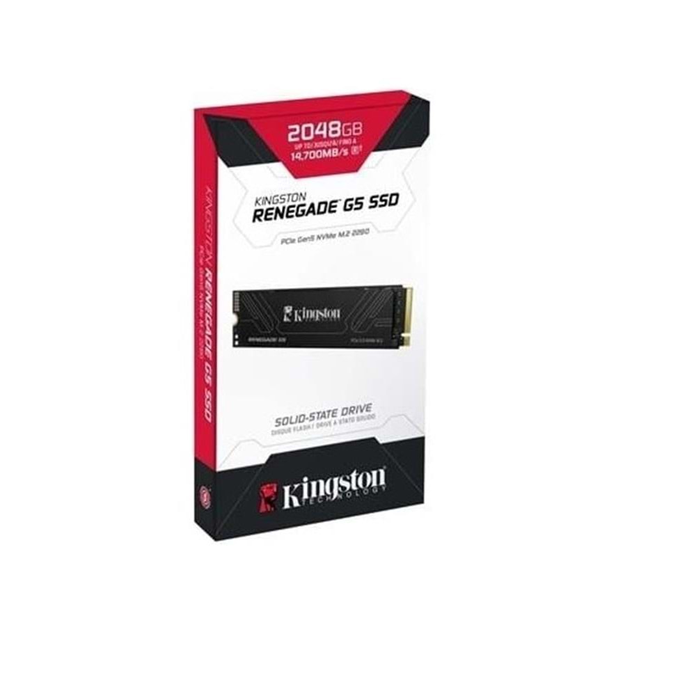 Kingston 2TB Renegade SRNG2S-2T0 14700-14000MB-S M2 Nvme Gen5 Ssd Disk