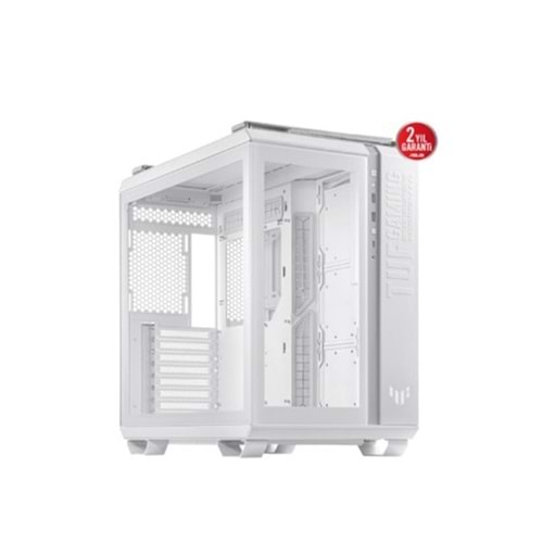 ASUS TUF Gaming GT502 Plus Panaromik Temperli Cam USB 3.2 ATX Beyaz Gaming Kasa