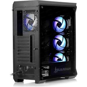 Dark GUARDIAN PRO 4x12cm ARGB Led Fanlı USB3.0 Tempered Glass ATX Panoramik Akvaryum Oyuncu Kasası