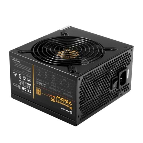 High Power HP1-J750GD-F12S GD 750W 80+ Gold 62.5A Single Rail Aktif PFC Siyah ATX Güç Kaynağı