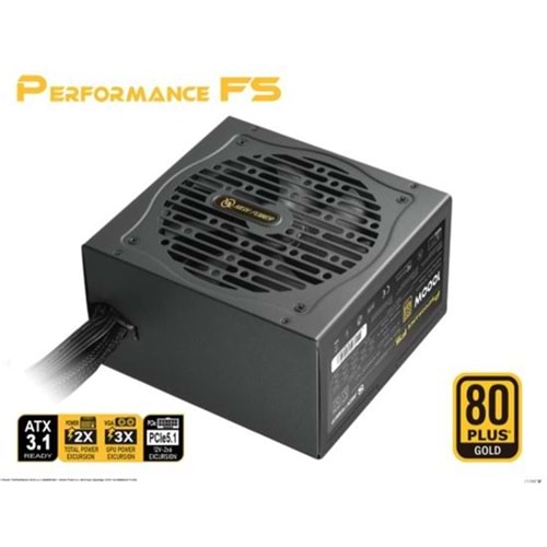 High Power Performance ATX 3.1 850W 80+ GOLD PCIe 5.1 ATX Güç Kaynağı (HP1-S2850GD-F12S)