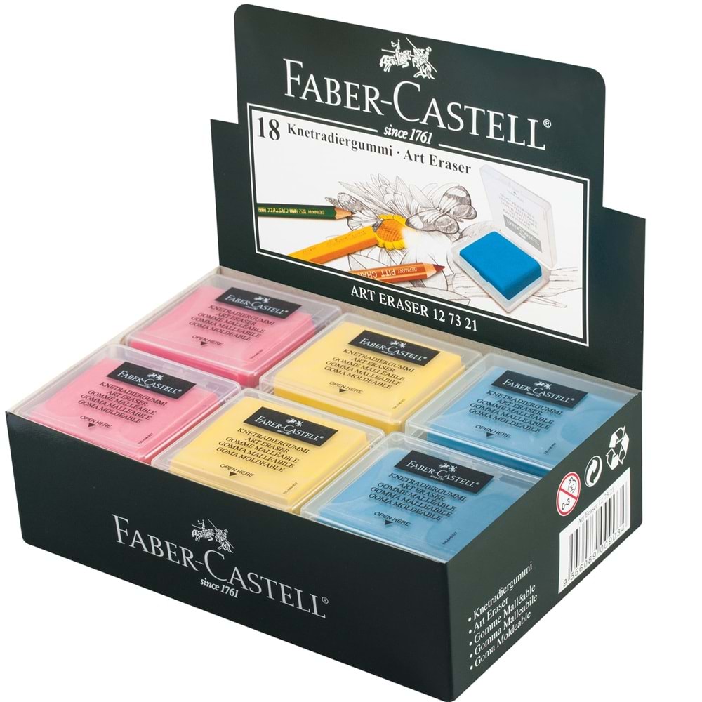 Faber-Castell Öğrenci Silgisi Hamur Renkli 18 73 21 (1 Adet)