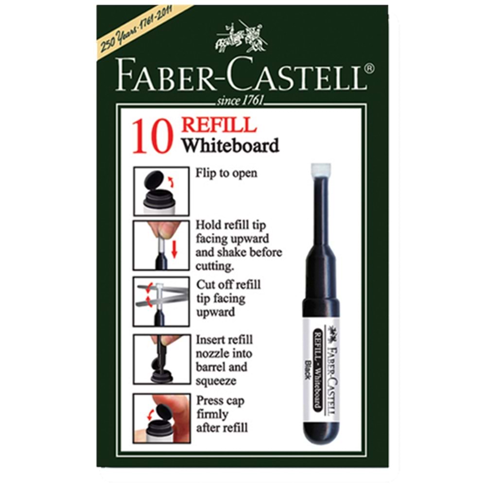 Faber-Castell Tahta Kalem Mürekkebi W20 Siyah 25 43 99 (1 Adet)