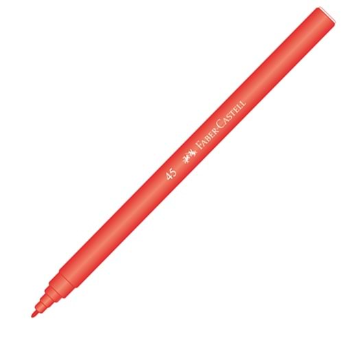 Faber-Castell Keçeli Kalem Kırmızı 5061 155003 (1 Adet)