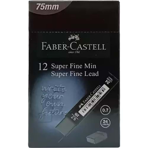 Faber-Castel Min Süper Fine T.Black 2B 0.7 MM 75 MM (1 Adet)
