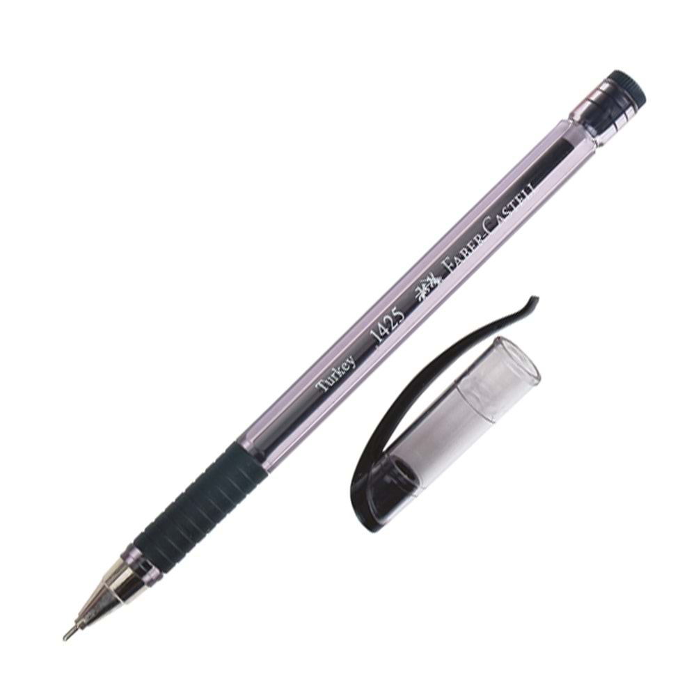Faber-Castell Tükenmez Kalem İğne Uç Siyah 1425 (1 Adet)