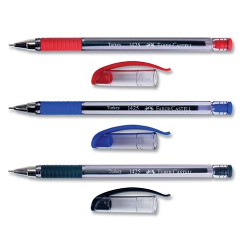 Faber-Castell Tükenmez Kalem İğne Uç Siyah 1425 1100.90973 (1 Adet)