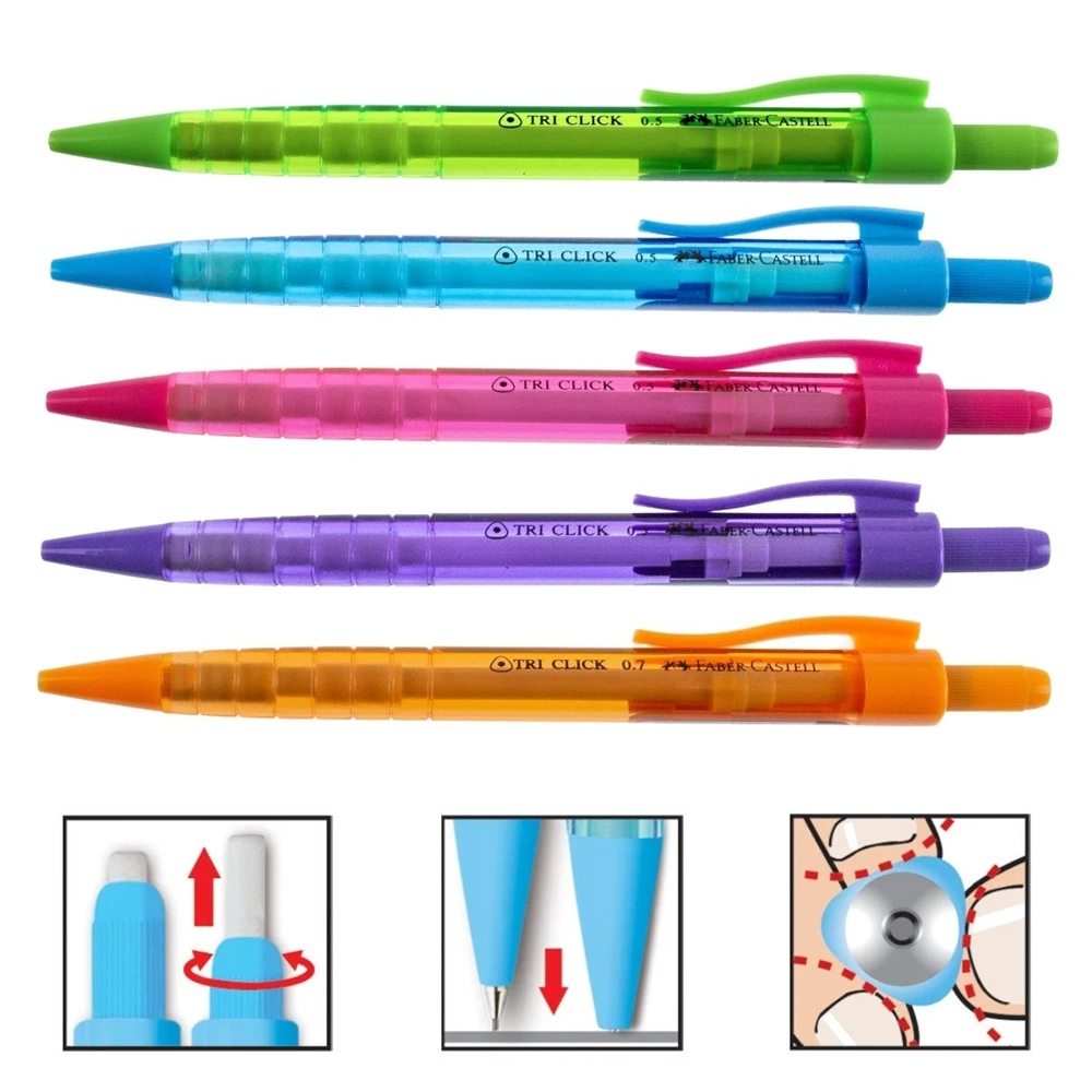 Faber-Castell Versatil Kalem Triclick Soft T Spring 0.5 MM 5084 136209 (1 Adet)