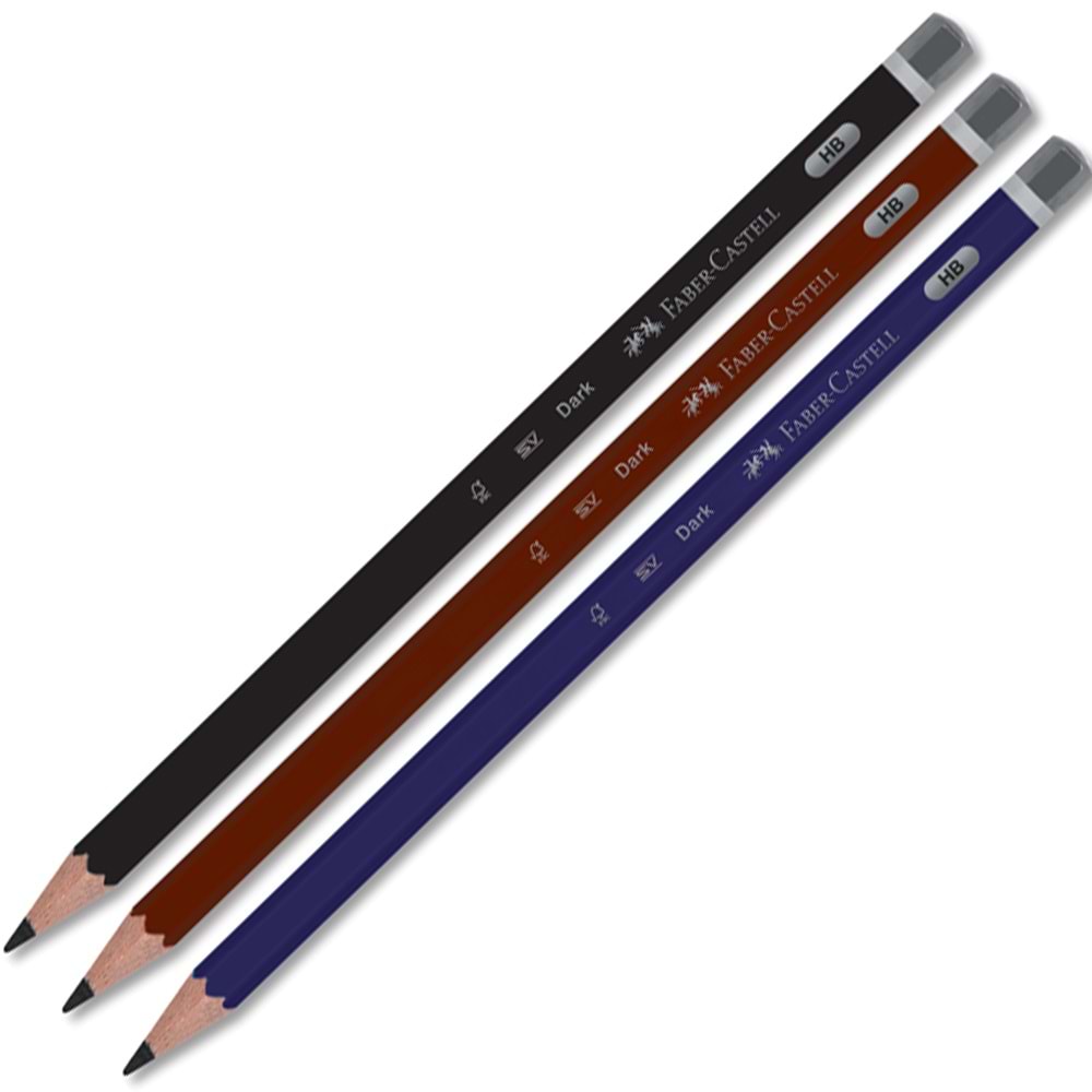 Faber-Castell Kurşun Kalem Mercanlı Dark HB Bandrol 5244 000078 (1 Adet)