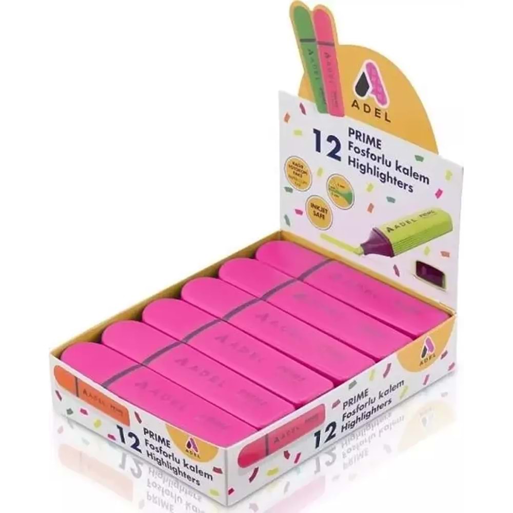 Adel Fosforlu Kalem Prime Pembe (1 Adet)
