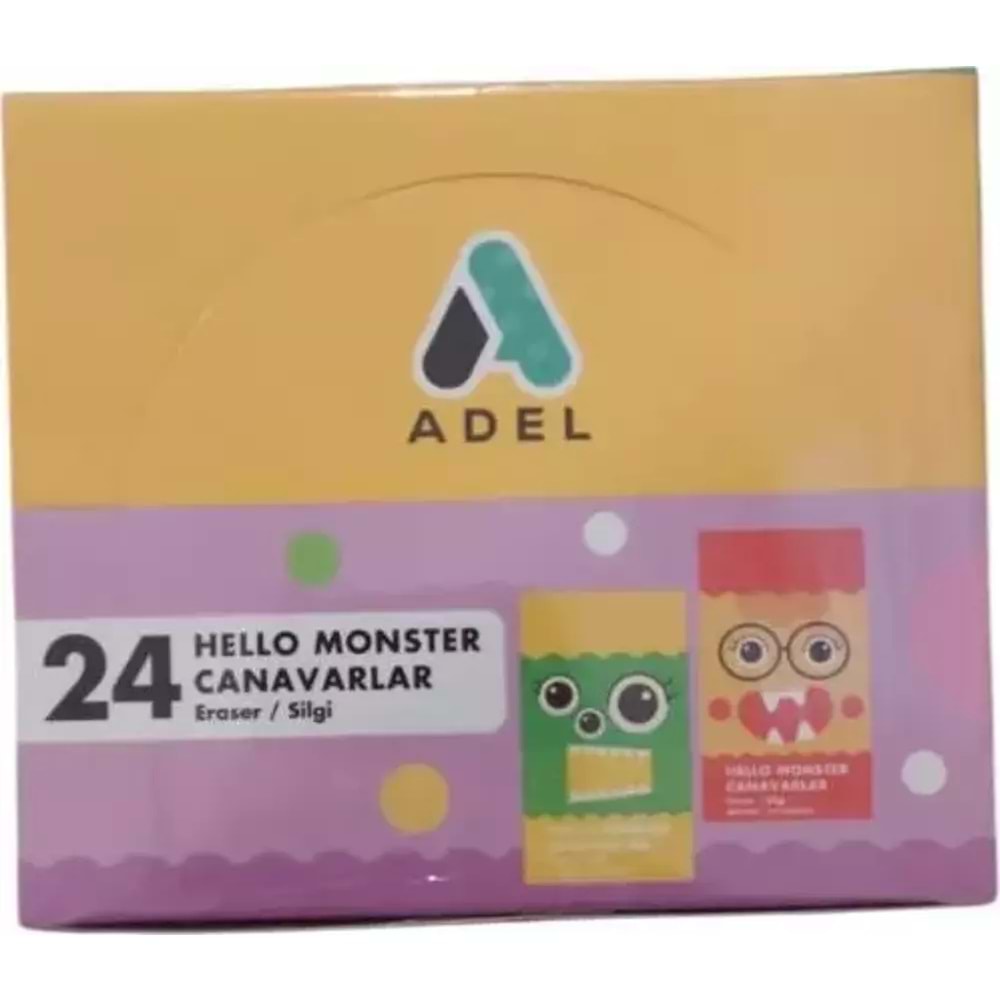 Adel Silgi Sevimli Canavarlar (1 Adet)