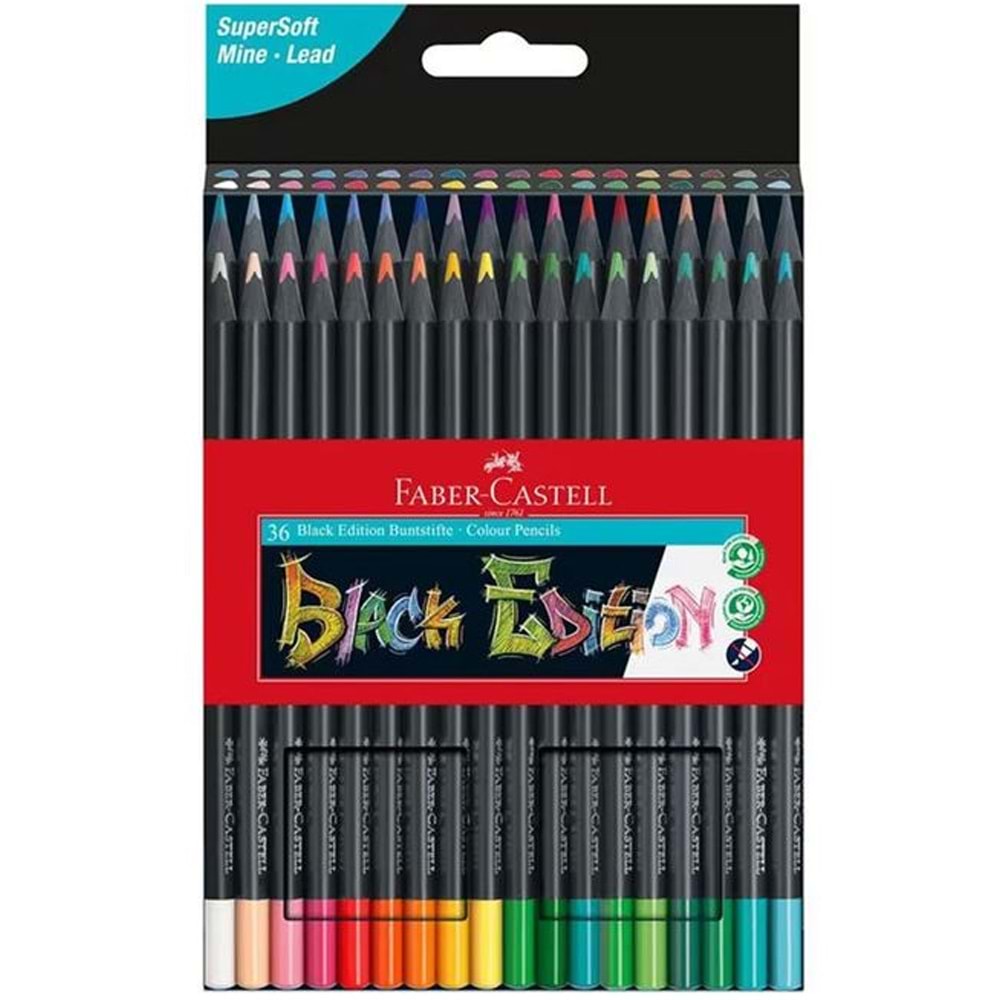 Faber-Castell Black Edition Boya K 36 Renk