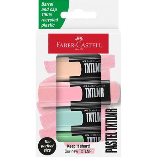 Faber-Castell Mini Textliner,karton Sta,pastel,60 Lı